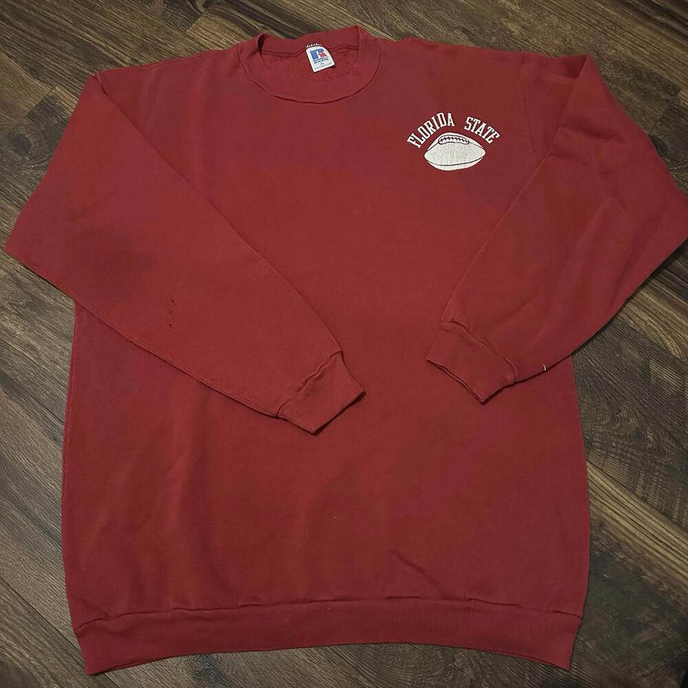 Vintage FSU Sweatshirt Mens XL Russell Athletic Florida State Seminoles Campions